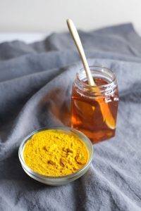 زردچوبه و عسل